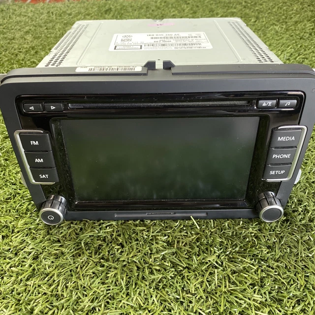 10-17 Vw Jetta Passat Touch Screen Radio Am Fm Mp3 6 Cd Changer 1K0035180Af Oem 10-17 Vw Jetta Passat Touch Screen Radio Am Fm Mp3 6 Cd Changer 1K0035180Af Oem