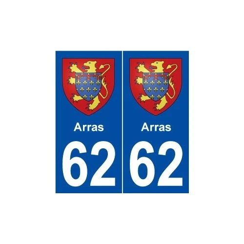 Autocollant Blason De Vis-en-Artois (62) - Sticker écusson Ville - Neuf