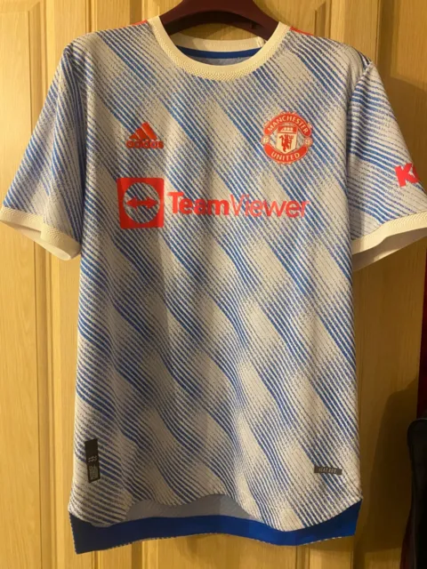Man Utd Shirt 2021-2022 Away Mens PLAYER ISSUE Size : LargeAuthentic HEAT.RDY