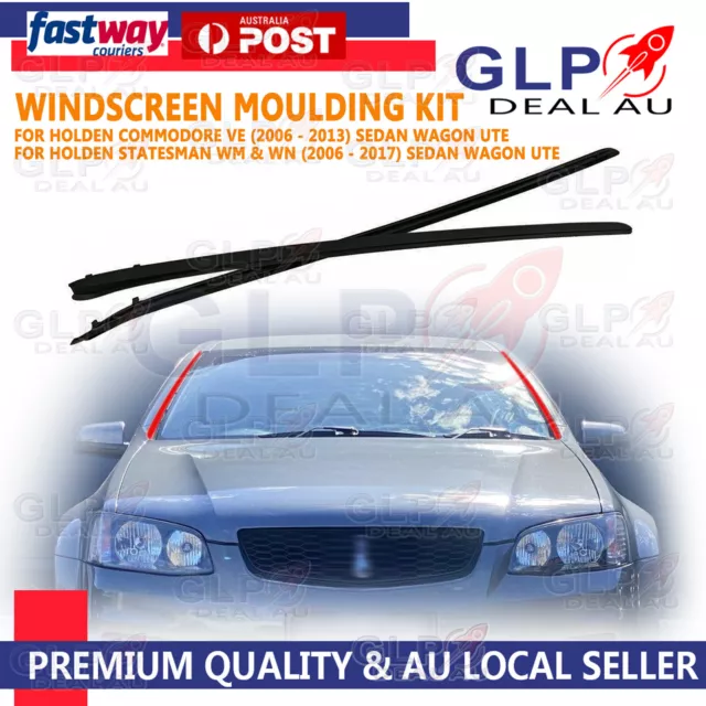 FRONT WINDSCREEN BLACK Mould kit for Holden VE Commodore Window