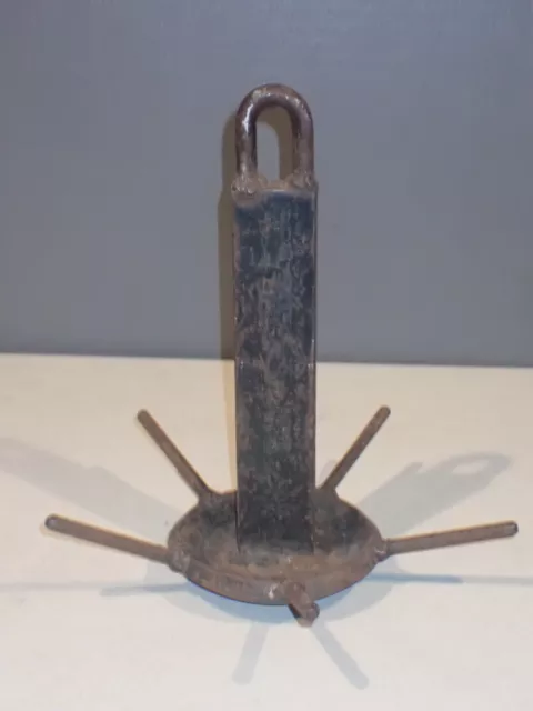 Vintage Cast Iron? 5 Spoke Boat Anchor 9 Pounds