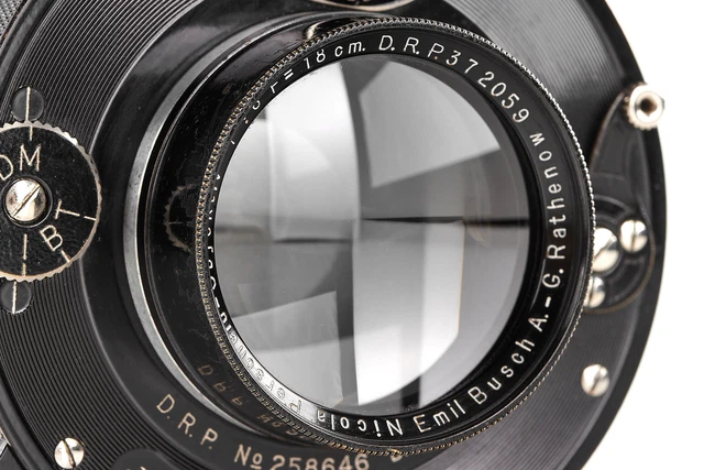 Objectif Emil Busch Wide Angle Aplanatique N°1 - 105 Mm - 1880-90