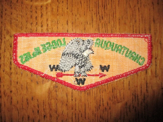 Boy Scout OA Chautauqua Lodge 165 F1 first flap Chautauqua County Council, NY 2