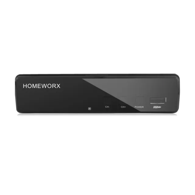 Mediasonic HOMEWORX HDTV ATSC Digital Converter Box (HW130STB-RB) Renewed