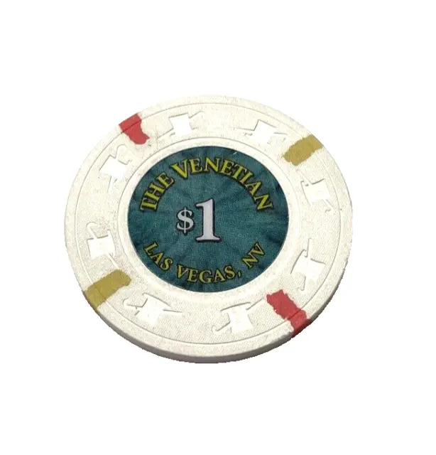 The Venetian Hotel Casino Las Vegas Nevada $1 Gambling Poker Chip Token #101