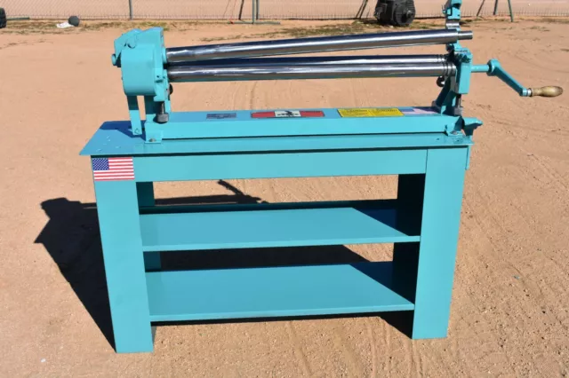 USED Roper Whitney Pexto Model 381D Slip Roller 22 Gauge 36" W/ STAND AND MANUEL