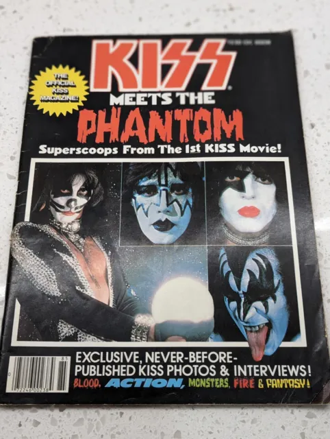 Vintage 1978 Kiss Meets The Phantom Magazine The Official Kiss Magazine