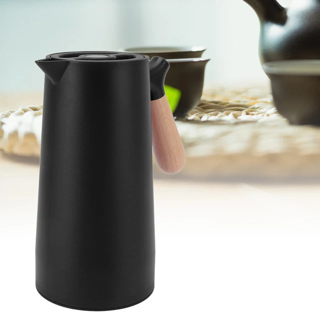 (Schwarz)1 L Thermo-Kaffeekaraffe 12 Stunden Isolierung