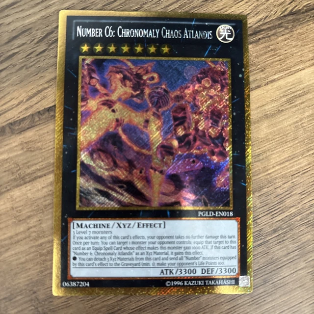 Number C6: Chronomaly Chaos Atlandis PGLD-EN018 Premium