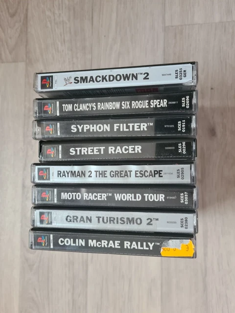 LOT 8 jeux PS1 en bon état complet et 2 jeux Bonus (d'autres lots en vente)