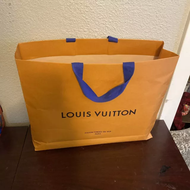 LOUIS VUITTON Shopping Bag Authentic Empty Bag Small