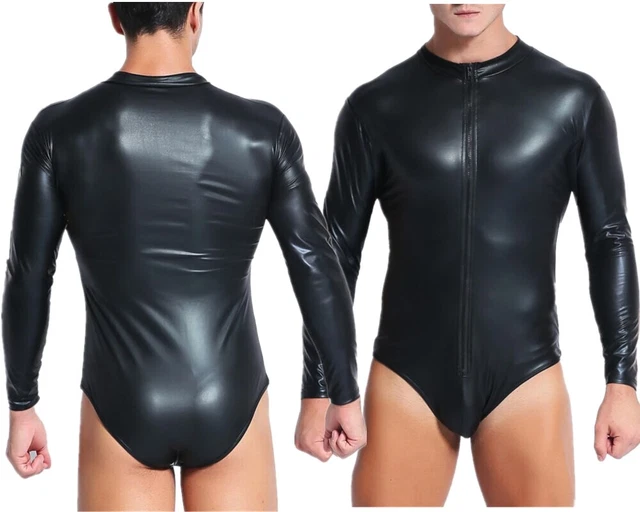 Herren Bodysuit Einteiler Slim Fit - Kompressionsshirt Für Sport & Fitness