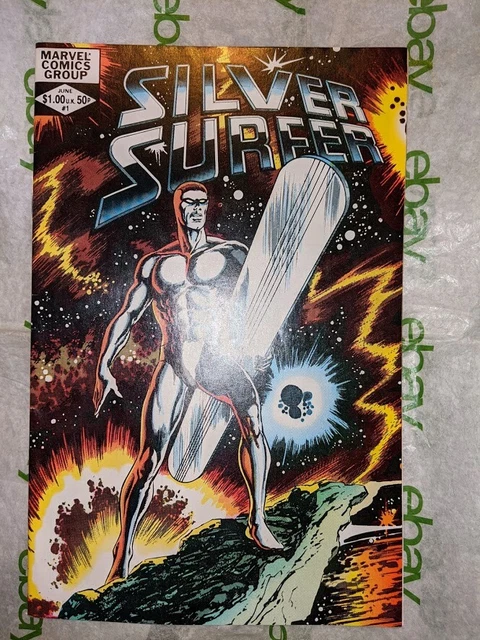 Silver Surfer 1 1982 John Byrne Cover & Story art Stan Lee Writer One Shot