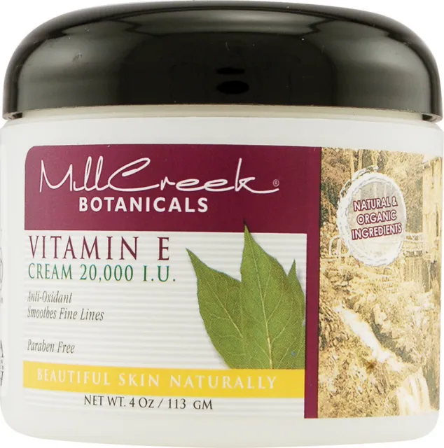 Crema de vitamina E 20.000 UI por Mill Creek, 4 oz
