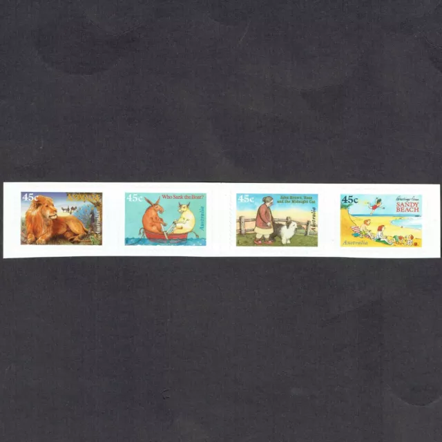 1996 Children’s Book Council 4 No. 45c Self Adhesive Booklet Stamps MUH/MNH