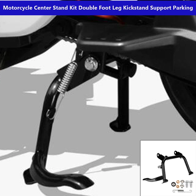 1×Motorbike Double Foot Center Stand Kickstand Parking Leg Prop Holder Universal