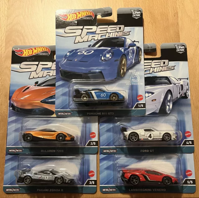 Hot Wheels Premium - Speed Machines 4/5 - Ford GT – Variant