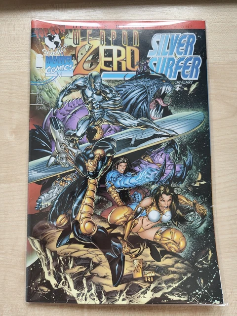 Weapon Zero / Silver Surfer #1 Marvel/Image (Jan’97) Devils Reign Chapter 1