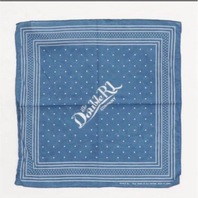 RRL Indigo Cotton Bandana No.1487