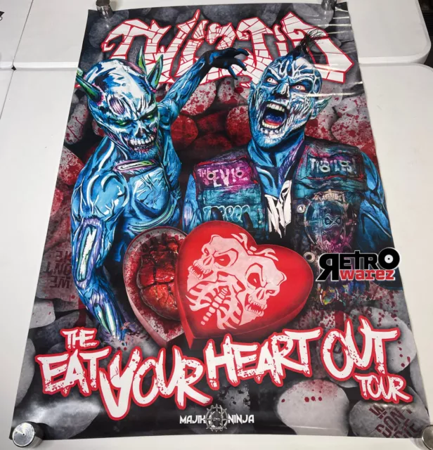 Twiztid - Eat Your Heart Out Tour Poster 24x36” Blaze ya Dead Homie Juggalo abk