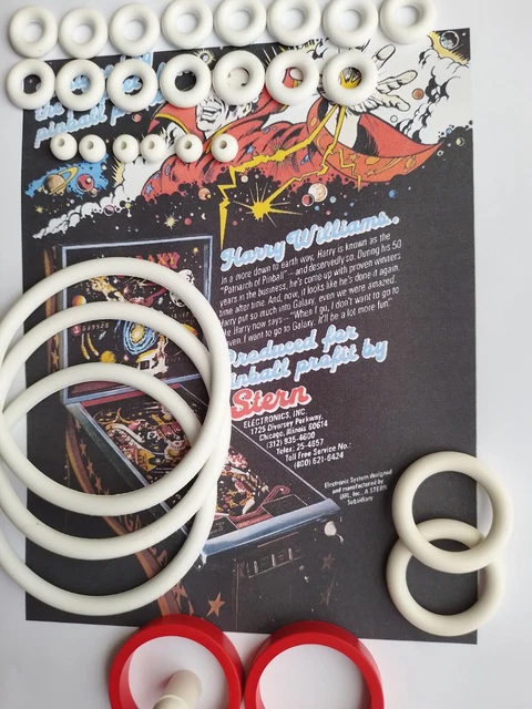 Stern James Bond 007 Pro Pinball Rubber Ring Kit **Customize Your Kit