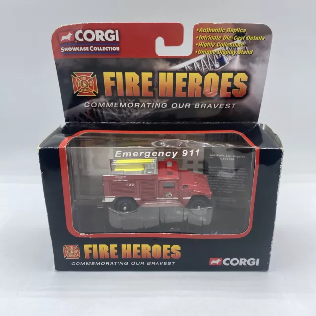 Corgi Fire Heroes Fire Pumper Los Angeles Fire Department HMMWV CS90236