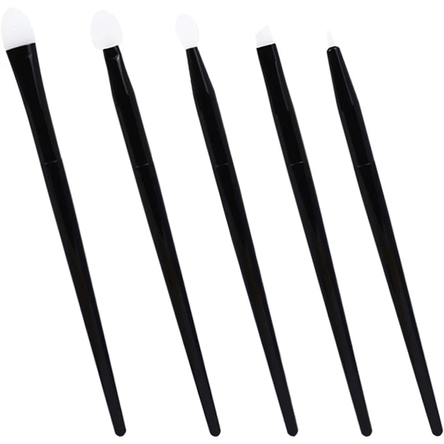 1 set di pennelli in silicone di ombretto pennelli per labbra per il trucco