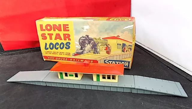 Vintage Lone Star Locos Stärke OOO oder N Druckgussstation, EXib.