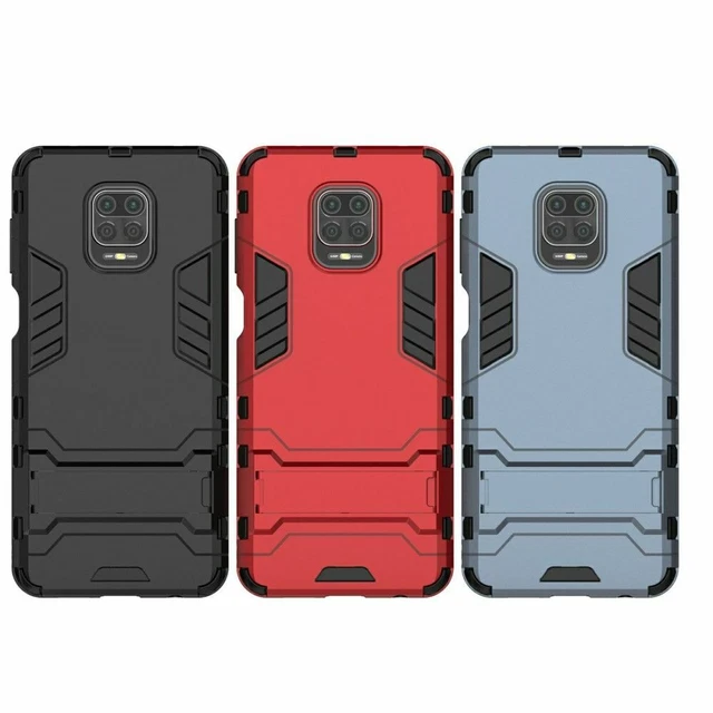 Housse etui coque rigide anti choc pour Xiaomi Redmi Note 9S + film ecran