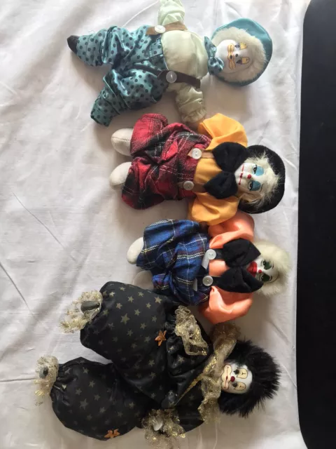 Poupées clowns collection