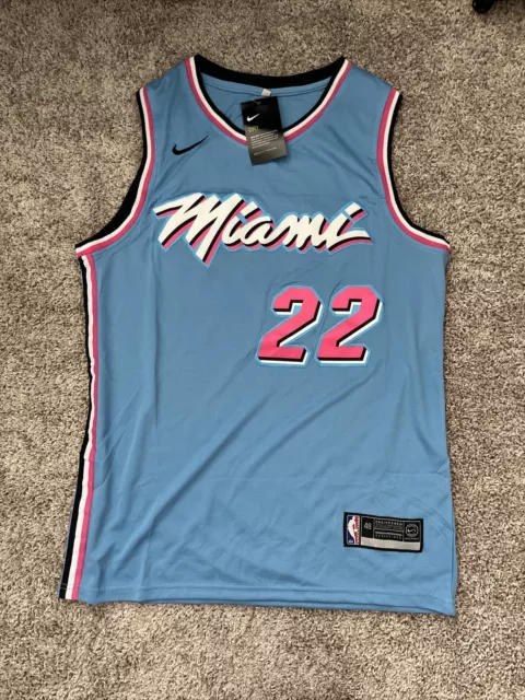 Authentic Nike Miami Heat Vice Nights City JIMMY BUTLER Swingman Jersey  Size XL