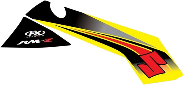 Factory Effex OEM Shroud and Tank Graphics Yellow 18-05438