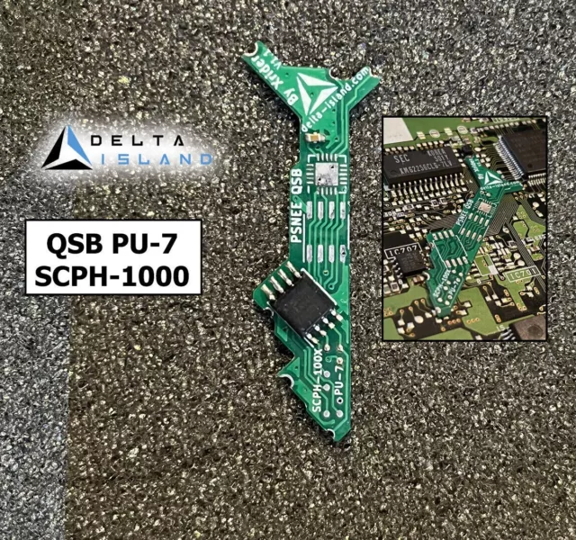 PS1 Modchip Puce - PU-7 (SCPH-1000)