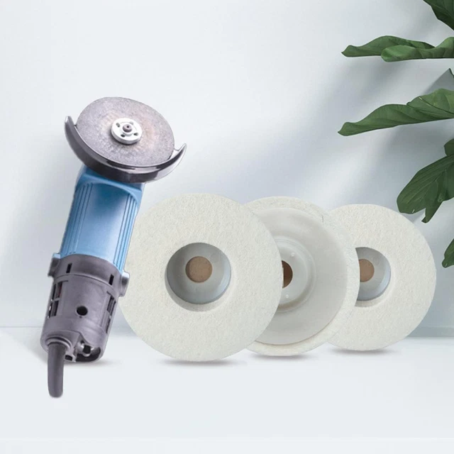 Buffing Polishing Pad White Wool Wheel Mop Kit For Car Adapxpa Polisher Z6Z1