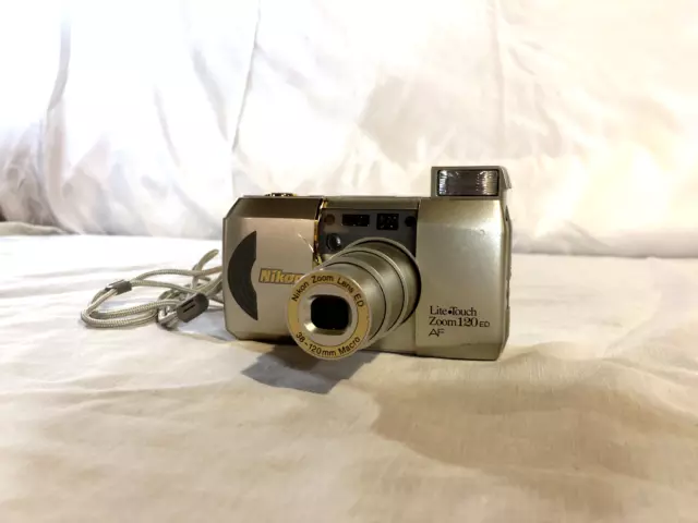 Nikon Lite Touch Zoom 120 ED AF 35mm Point & Shoot Film Camera TESTED