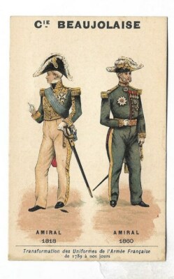 CHROMO SANS PUB BON-POINT SICARD ECOLE 1890-1905 ARMEE FRANCE DRAGON 