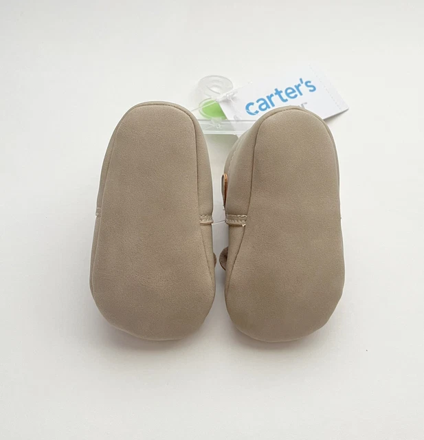 Newborn Infant Baby Girl Shoes Carters 0-3 Months Shoes Crib Shoes 3