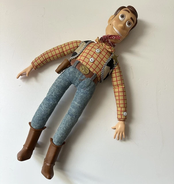 WOODY FIGURINE TOY Story Vintage 90s Disney Thinkway Toys 40 cm Film