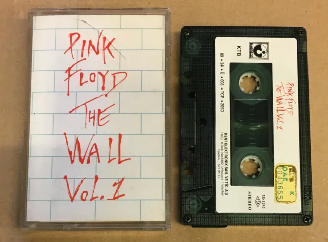PINK FLOYD - The Wall Vol.2 (1989) Cassette Made In Turkey $14.92 -  PicClick AU