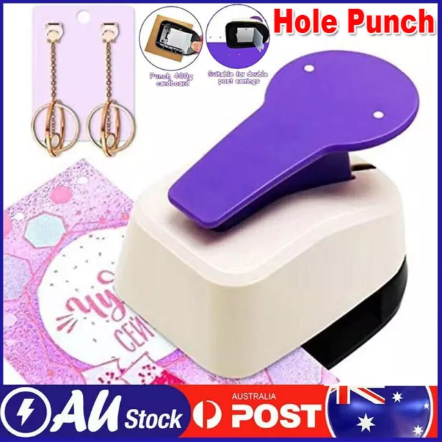 Earring Card Punch Hole Puncher For Double Post Punch Craft Lever