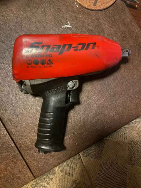 SNAP-ON 1/2" Drive Heavy-Duty Air Impact Wrench IM6100 Used Rebuilt