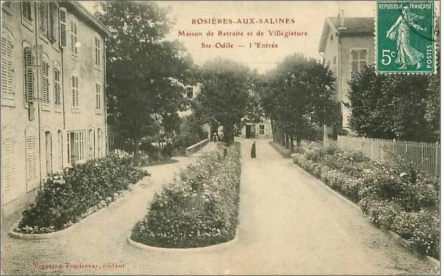 54.Rosieres Aux Salines.maison De Retraite Et De Villegiature Ste Odile.l'entre