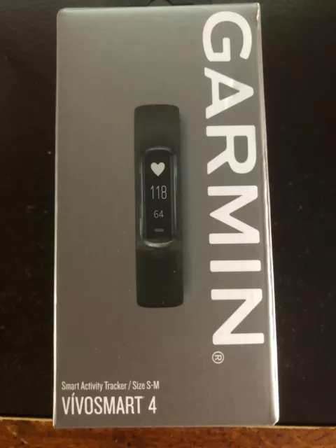 Garmin VivoSmart 4 Smart Activity Tracker - Black, Size S/M