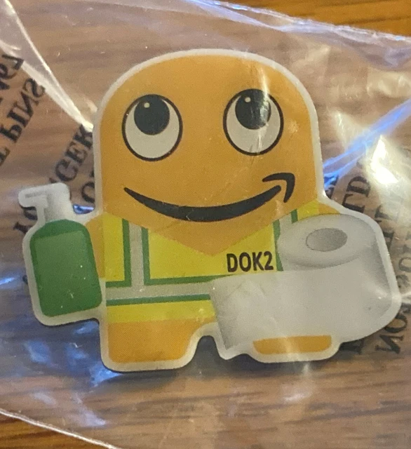 AMAZON EMPLOYEE PECCY PIN Safety £4.13 PicClick UK