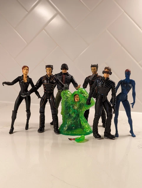 Marvel X-Men Movie lot of 6 Loose Action Figures 2000 Toy Biz