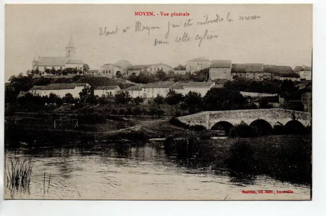 MOYEN - Meurthe et Moselle - CPA 54 - vue generale