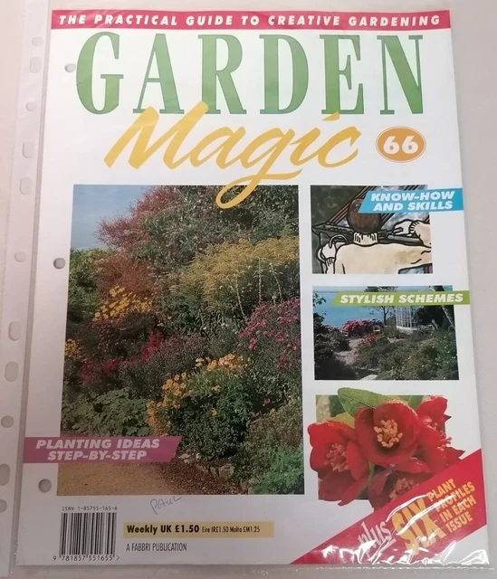 MAGAZINE 1990S Garden Magic Practical Guide To Creative Gardening