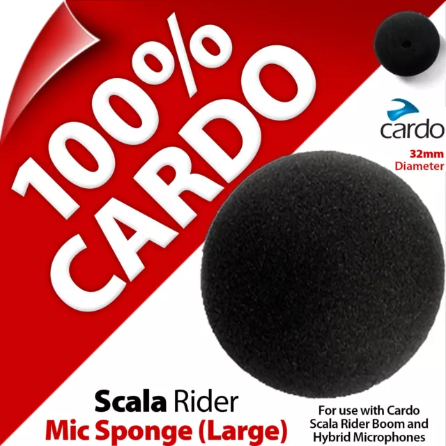 Cardo Scala Rider Mic Sponge Boom/Hybrid Microphones Qz Q1 Q3 G9 G9x PackTalk