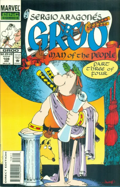 Groo The Wanderer #108 By Sergio Aragones Mark Evanier Epic Marvel NM/M 1994