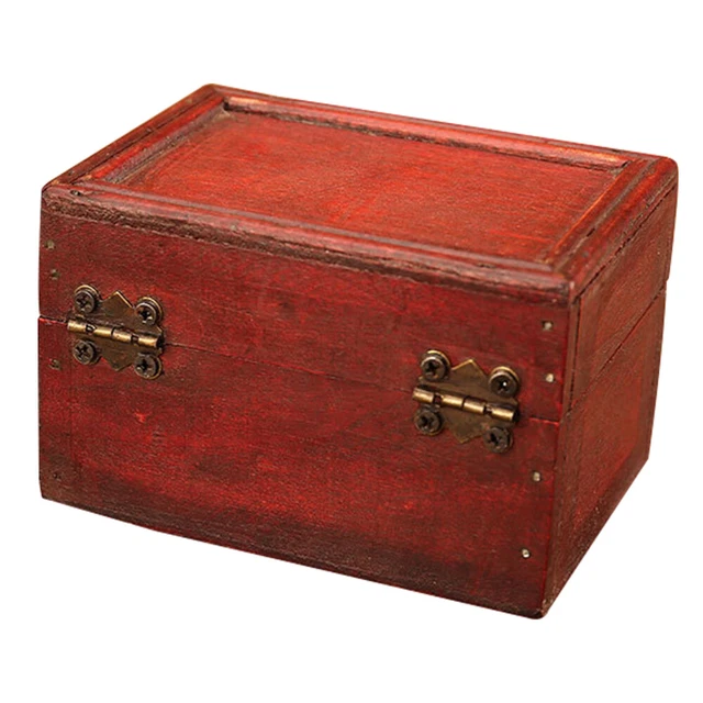 Boîte Cadeau Artisanat Coriver Petite Boite En Bois - 6 Mini Coffres Au Trésor Non Finis Avec Couvercles Et Fermoirs, Mini Cadeau Anniversaire Enfant, Boite Decorative Pour Objets D'artisanat à Peindre